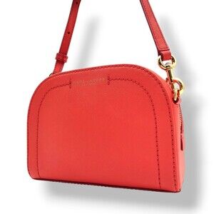 Marc Jacobs Shoulder Bag Crossbody Clutch Leather Orange Gold Hardware Women'...